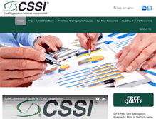 Tablet Screenshot of bestcostsegregationservices.org